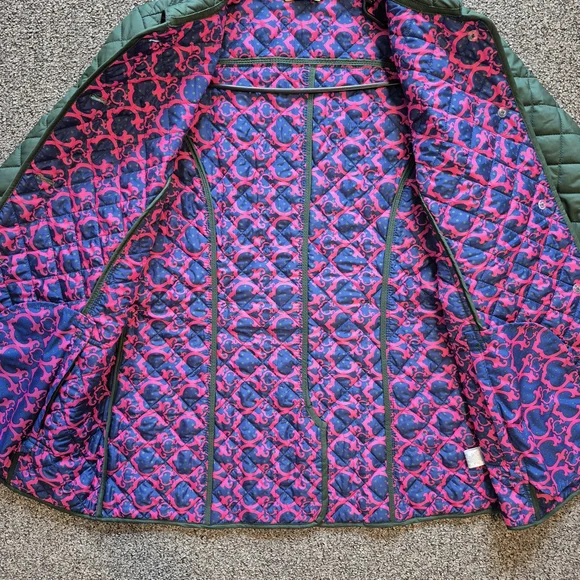 C. Wonder Green Pea Coat with Quilted Design - Picture 13 of 14
